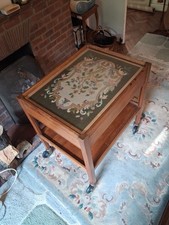 Vintage Wooden Trolley With