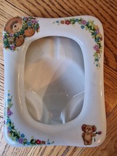 1990's forever friends vintage picture frame retro floral bear and mouse