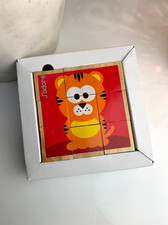 J’adore Paris Who’s Who Animal Wooden Wood Block Puzzle - Six Colourful Pictures