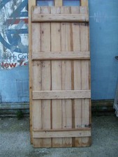 DOORS Plank cottage ledged braced always in stock under 71" tall and 27" wide