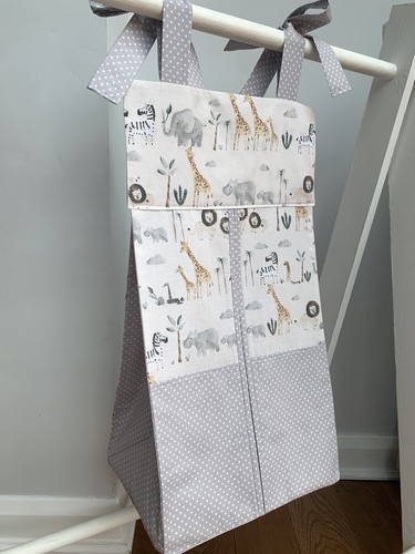 Handmade jungle theme nappy - jungle,