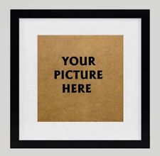 Black Square Photo Picture Frames (With White Mounts) Home Décor
