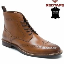 Mens leather boots - leather, new
