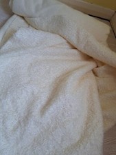 Cream Fur Fabric, Furry Faux