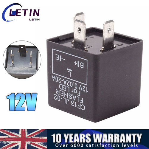 Pin 12v led flasher - 12v,