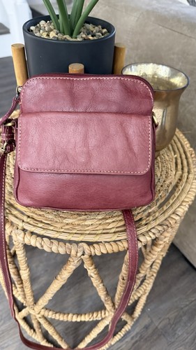 Vintage burgundy genuine - burgundy,