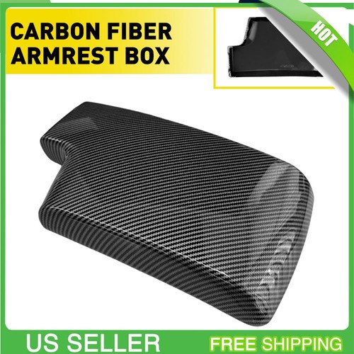 Carbon fiber console armrest - carbon,
