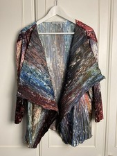 CHESCA  Crinkle Jacket Womens