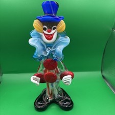 Vintage Murano Clown Art Glass