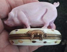 LIMOGES PEINT MAIN PORCELAIN