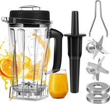 64 OZ Vitamix Blender Container Replacement Pitcher with Blade & Tamper