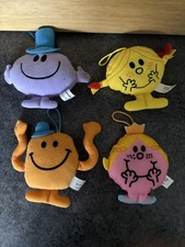 Mr Men McDonalds Happy Meal Soft Toys  2024 X4  Inc Mr Tickle