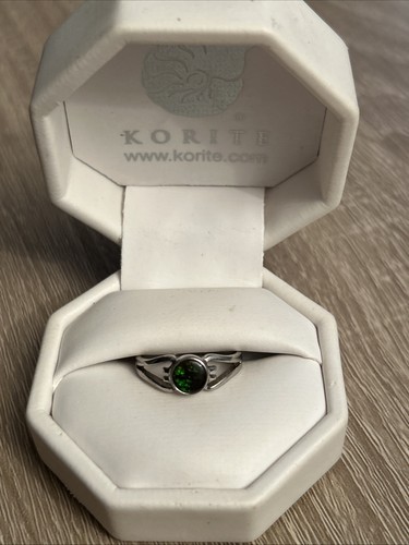 Korite green ammolite - korite, sterling