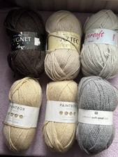 Bundle Of Aran Knitting Yarn