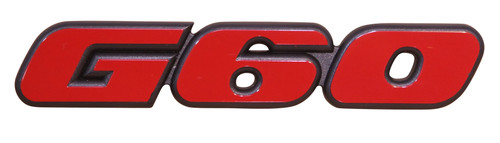 Front g60 inscription - g60, badge