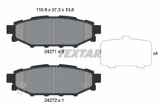 REAR BRAKE PAD SET DISC BRAKE