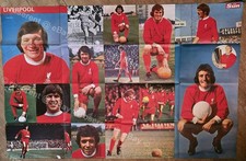 1970s the Sun Newspaper Liverpool  F.C. Players - large Poster 60 by 40 inches