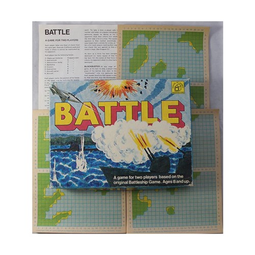 Waddingtons board game - board, battle