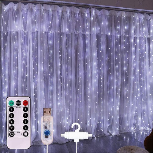 300 led curtain light fairy - 300,