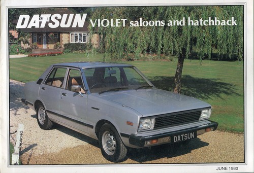 Datsun violet saloons - violet, &