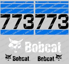 BOBCAT 773 SKID STEER DECAL STICKER SET