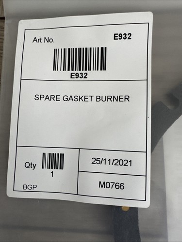 Andrews e932 gasket - gasket, burner