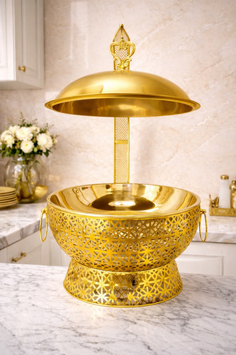 Gold buffet chafing dish - gold,
