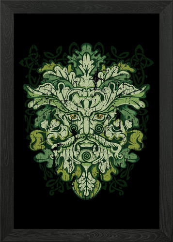 Green man celtic irish - man, god