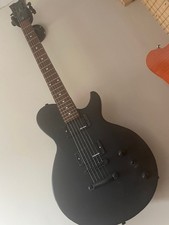 Dean Evo LP Style Guitar - Satin Black - Upgraded Warman Stealth Pickups