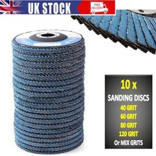 10 x FLAP GRINDING SANDING