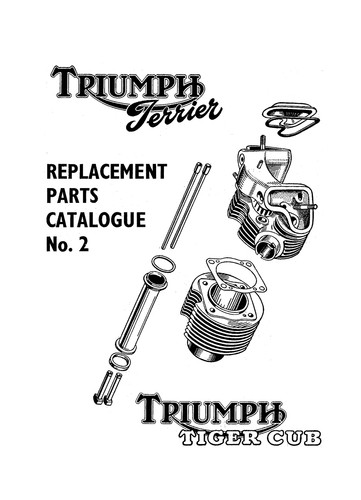 1954 triumph terrier - (1191),