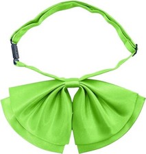 Silk Women Casual Floppy Bow Tie, Pre-Tied Japanese kawaii School Girl Uniform