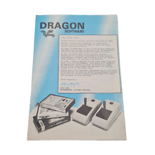 Dragon Software Touchmaster Games Catalogue 1985 Dragon 32