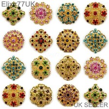 6-48 GOLD DIAMANTE CRYSTAL