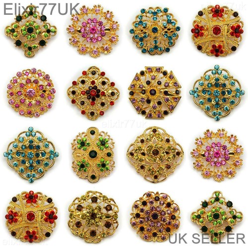 Gold diamante crystal - 6-48,