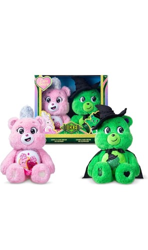 Care bears wicked plush set - care,