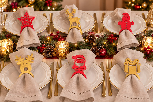 Set christmas napkin - christmas,