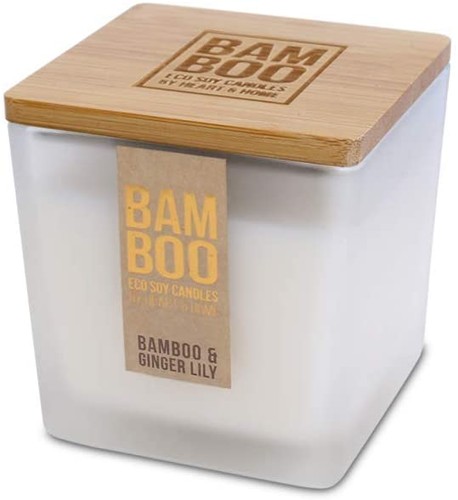 210g jar candle bamboo - jar,