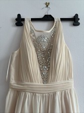 Ladies Nude Prom Dress Size 16