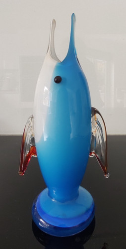 Murano vase sculpture mouth - sculpture,