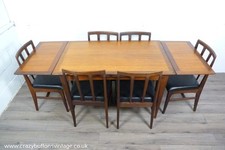 Younger Teak Extending Dining Table & Six Chairs