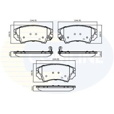 Brake Pads Set For Vauxhall