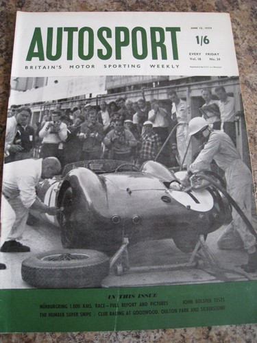 Autosport magazine jun - jun, 1959