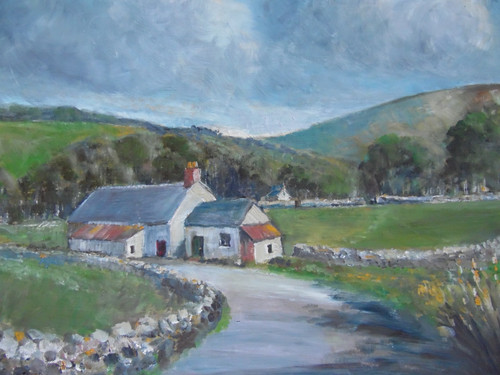 Farm cottage welsh mountain - farm, in