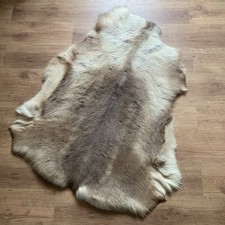 Reindeer Hide Rug 120cm X