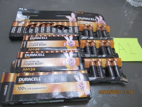Assorted duracell batteries - assorted,