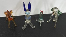 X4 Vintage Hand Blown Art