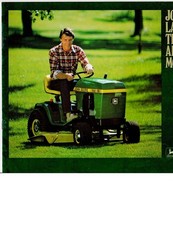 John Deere Lawn Tractors & Riding Mowers Brochure – Vintage 1980s Dealer Catalog
