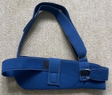 Ossur Adjustable Arm Sling with Chest Strap Blue One Size (adult) VGC