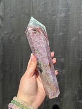 Pink ocean jasper large - pink,